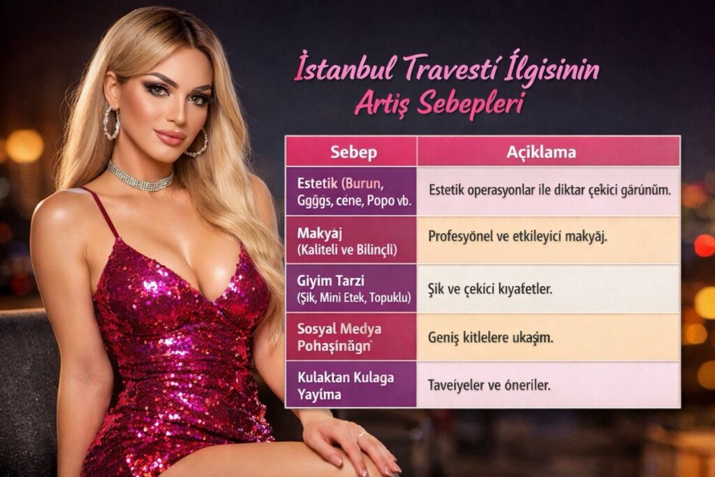 İstanbul Travesti İlgisinin Artışı