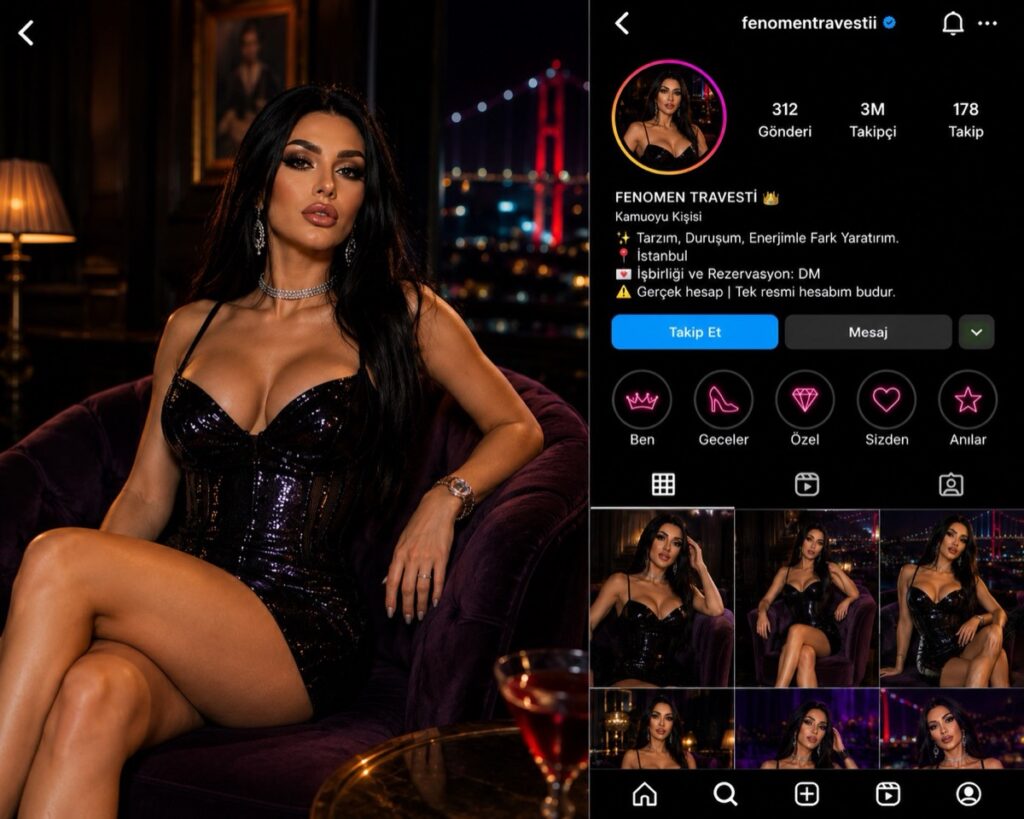 Sosyal Medyada Fenomen Travesti Profili